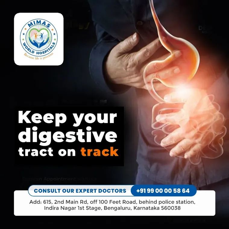 Digestive health consultation post designed by Diglizer Solution for MIMAS World Hospitals